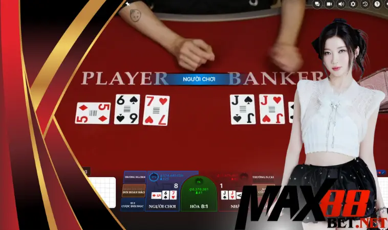 Khác biệt lớn của game Baccarat ở nhà cái Max88