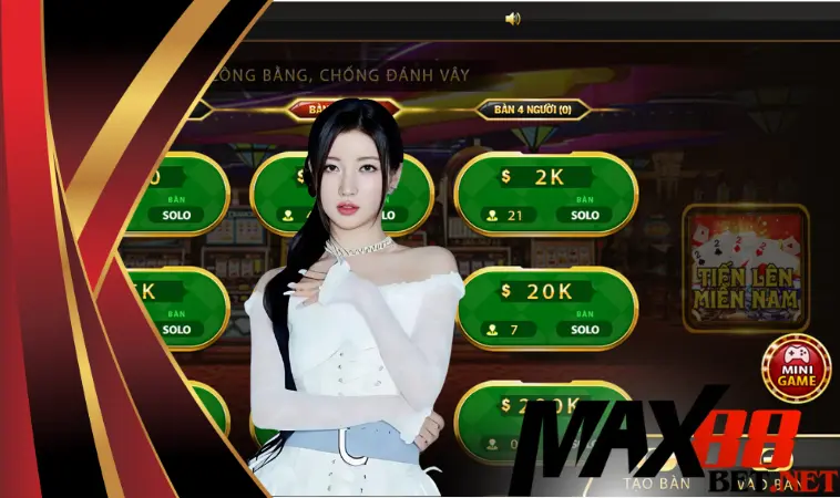 Tiến Lên Miền Nam Max88: trải nghiệm đẳng cấp hiếm có